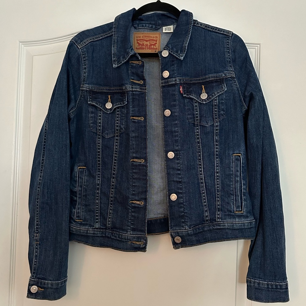 Levi Denim Jean Dark Blue Jacket